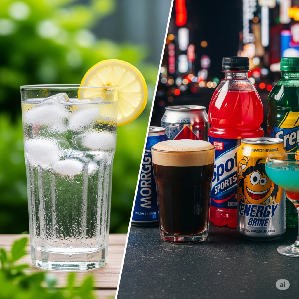 Water vs. Other Beverages​