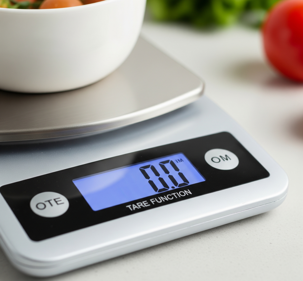 how to measure food with scale - the health clubs
