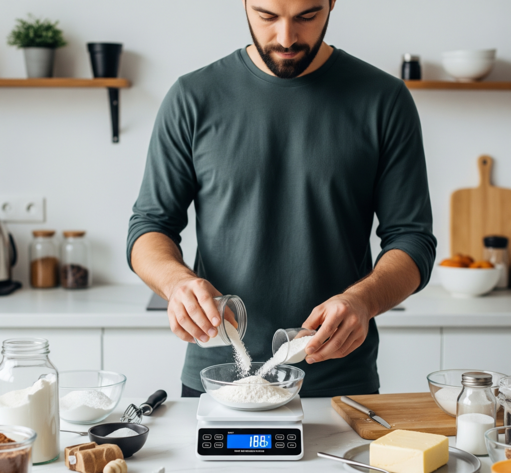 how to use a kitchen scale