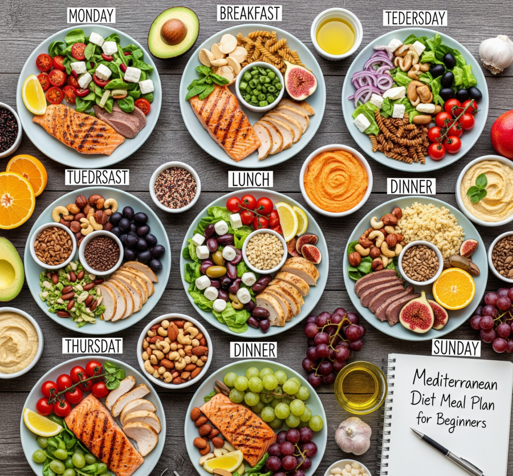 Mediterranean Diet Meal Plan - the health clubs