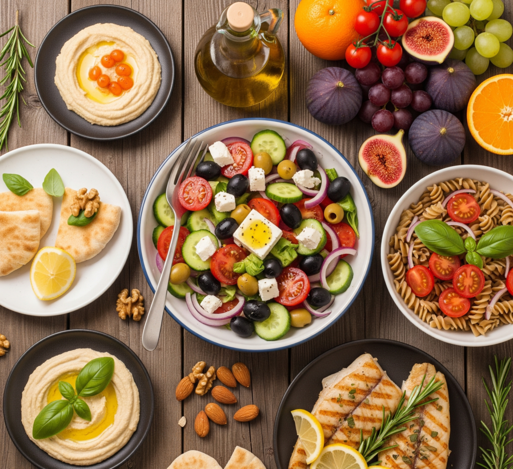 mediterranean food - the health clubs