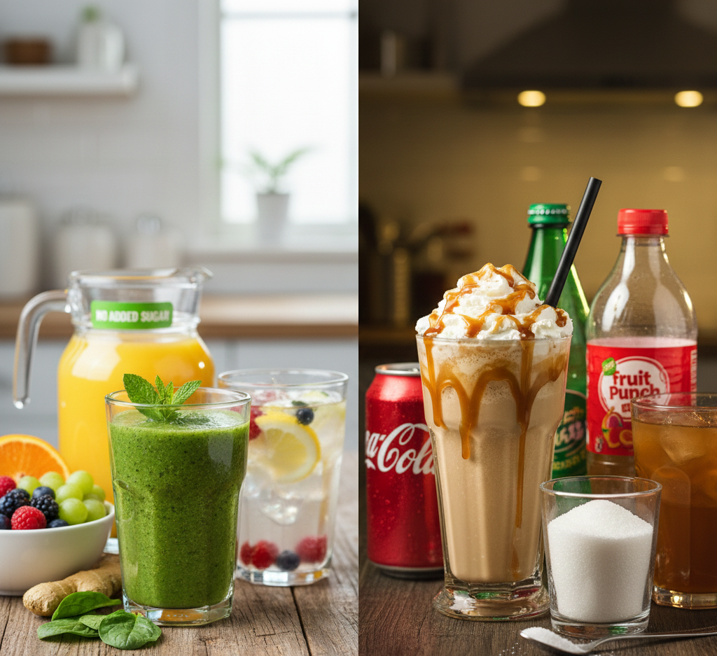 Healthy Drinks or Sugar Bombs Hidden Sugars Explained