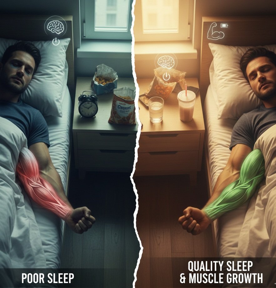 How Poor Sleep Slows Down Muscle Growth