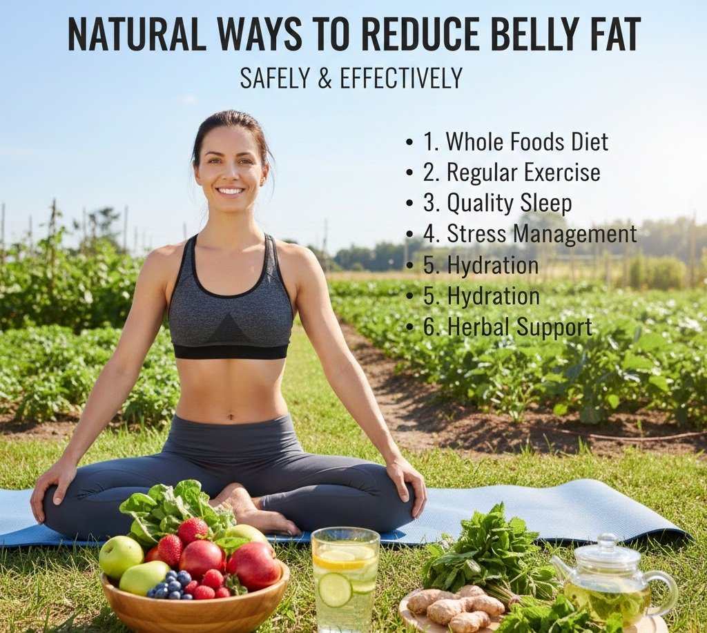 Natural Ways to Reduce Belly Fat Safely & Effectively